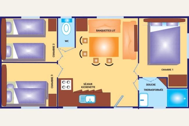 Oasis Village – Bungalow 6-8 | Plan