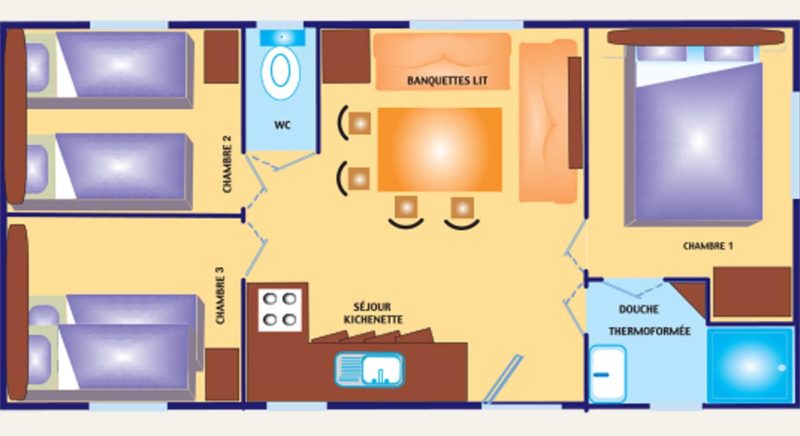 Oasis Village – Bungalow 6-8 | Plan